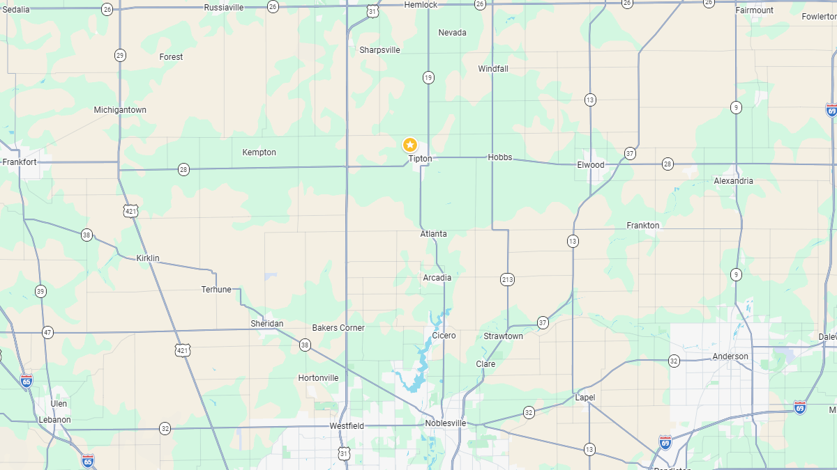 Map of our locations on Google Maps.